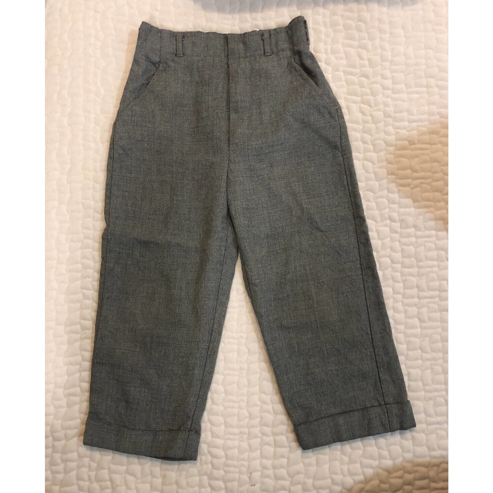 VTG 60s 70s Danny Dare Pant Size 4 Kids gray